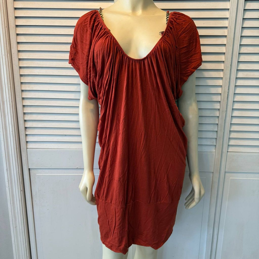Women's Caren Sport Dress Size 2XL Orange Red